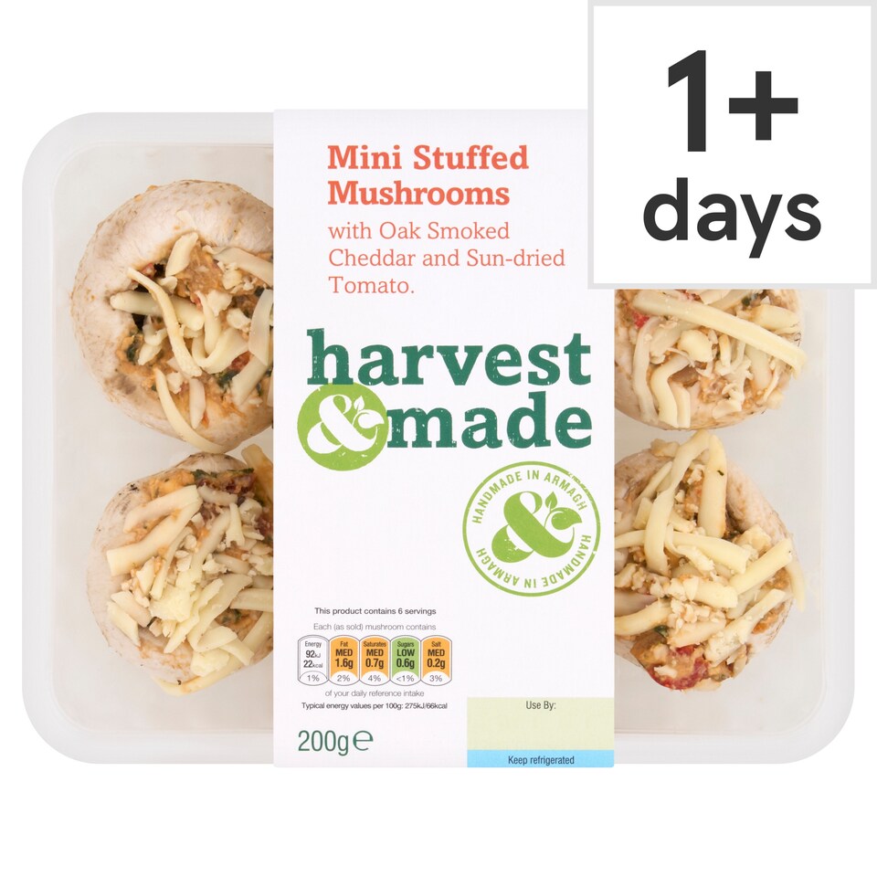 Harvest & Made Stuff Mushroom Chedd&Tom 200G