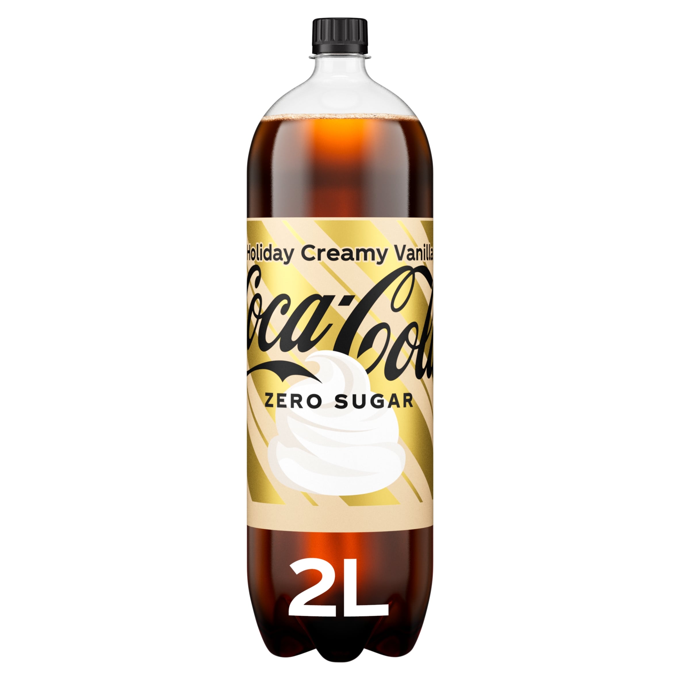 Coca Cola Zero Sugar Holiday Creamy Vanilla 2L