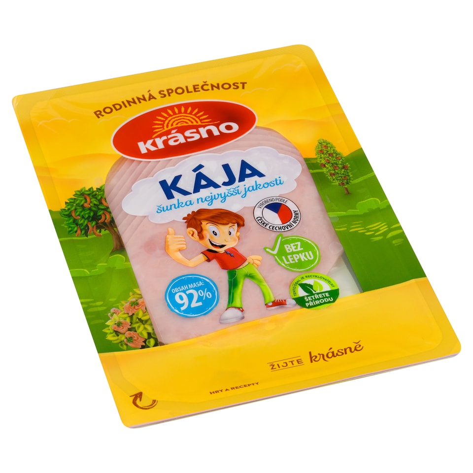 Obrázek 1 pro produkt Krásno Kája šunka nejvyšší jakosti 100g
