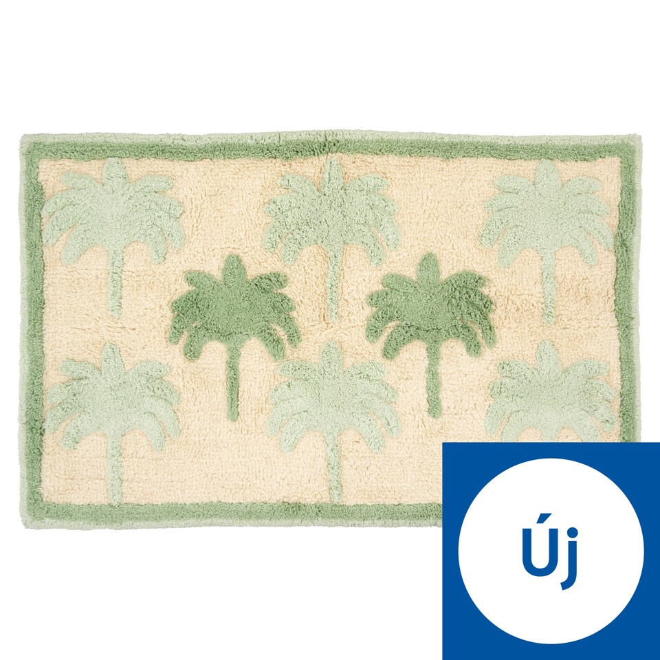 F&F Home Palm Trees fürdőszobaszőnyeg 50 cm x 80 cm  1. kép