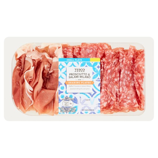 Tesco Prosciutto & Salami Milano 110G