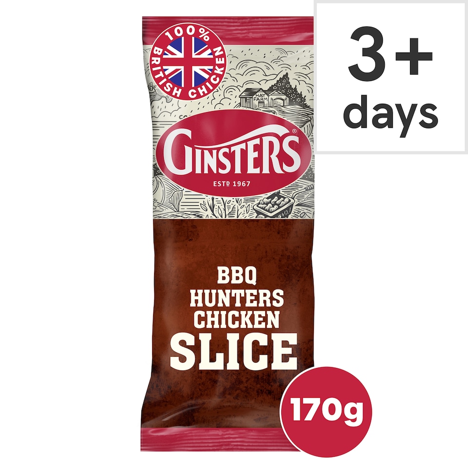 Ginsters BBQ Hunters Chicken Slice 170G