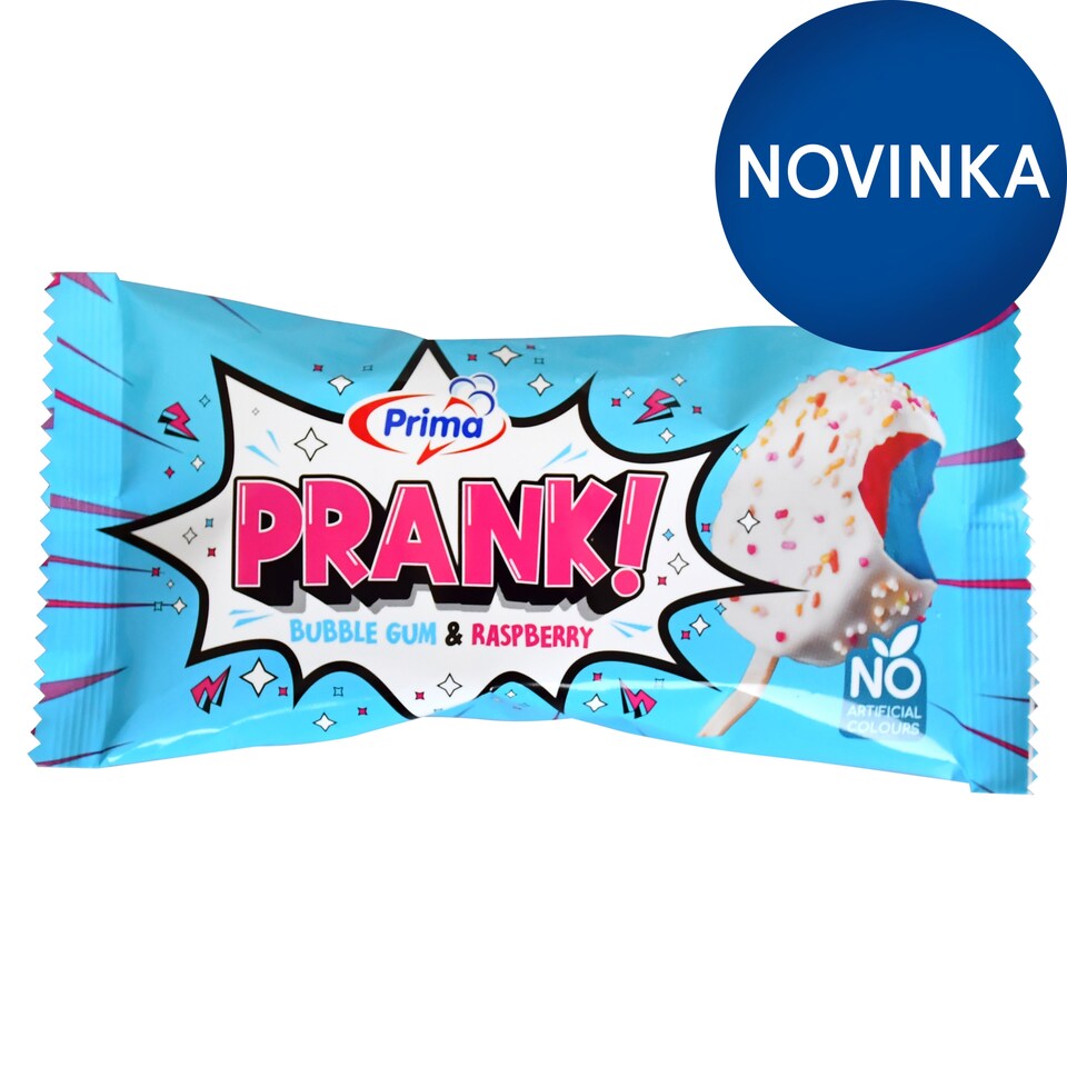 Prima Prank! mrazený krém s malinovým sorbetom 70 ml