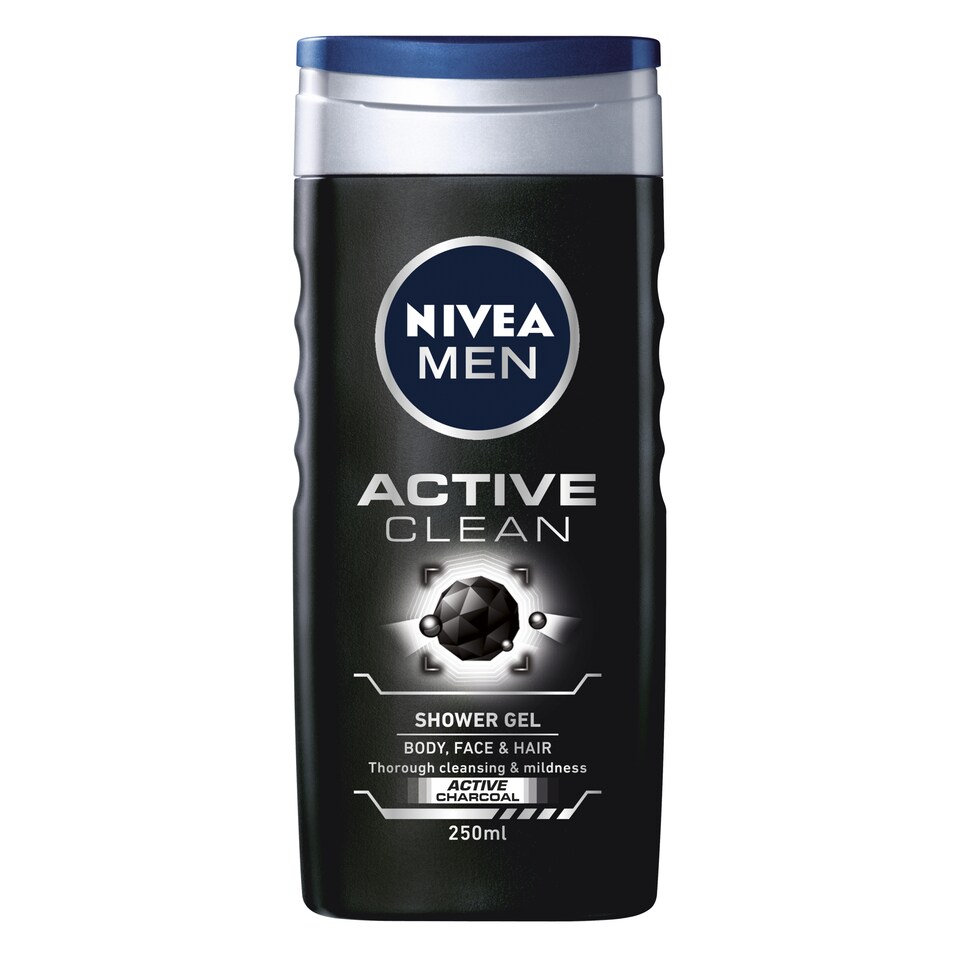 Nivea Men Active Cleam Shower Gel 250Ml
