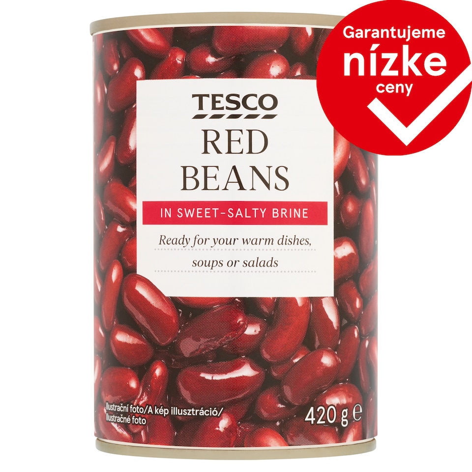 Tesco Red Beans in Sweet-Salty Brine 420 g