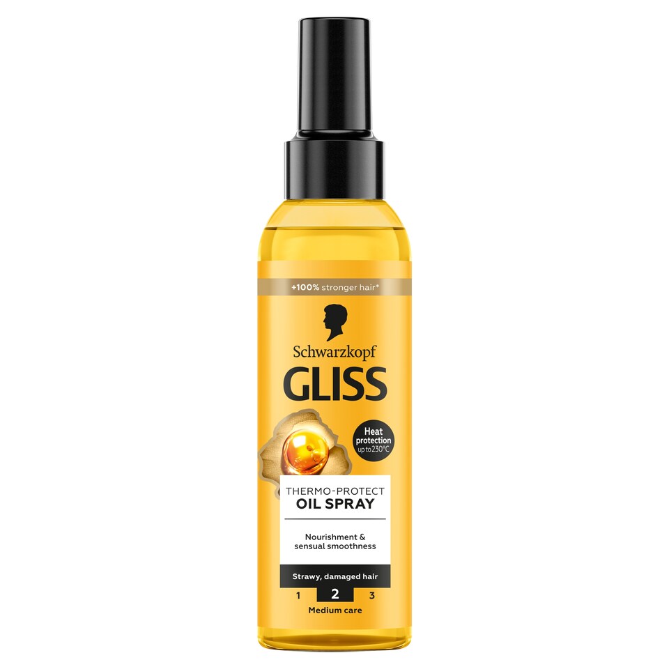 Schwarzkopf Gliss termoochranný olejový sprej na vlasy 150 ml