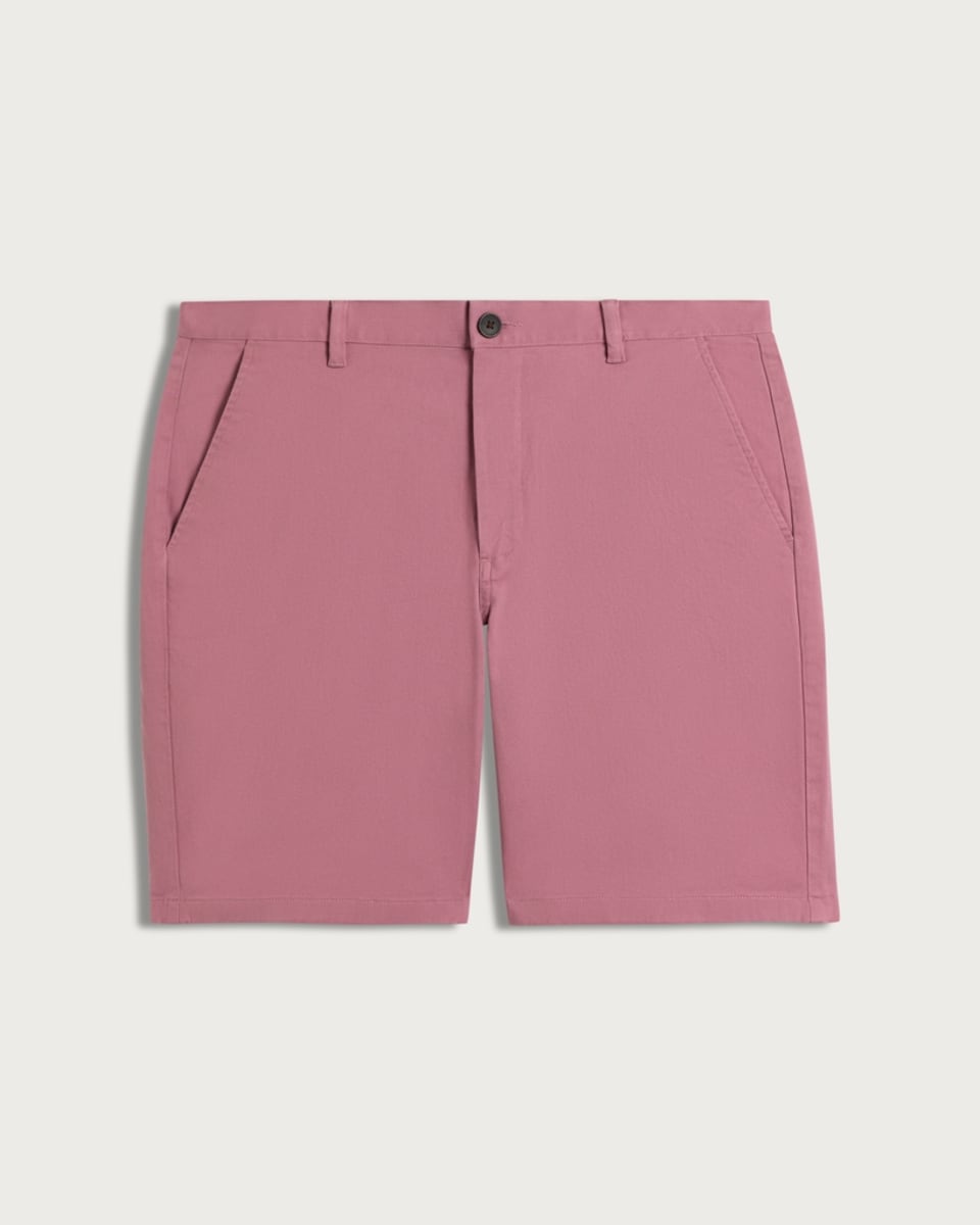 image 1 of F&F Cotton Rich Chino Shorts in Pink