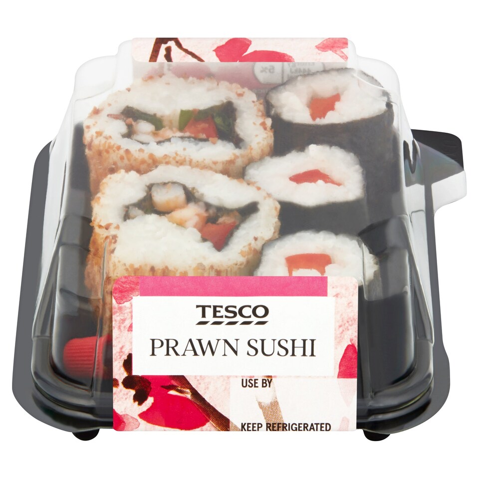 Tesco Prawn Sushi 76G