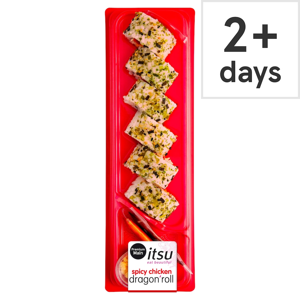 image 1 of Itsu Spicy Chicken Dragon Roll 187g