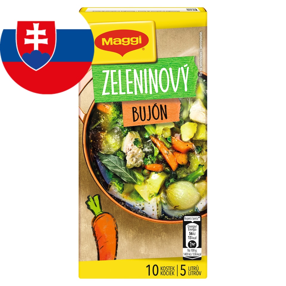 MAGGI Vegetable Broth in Cube 5 L 10 x 10 g