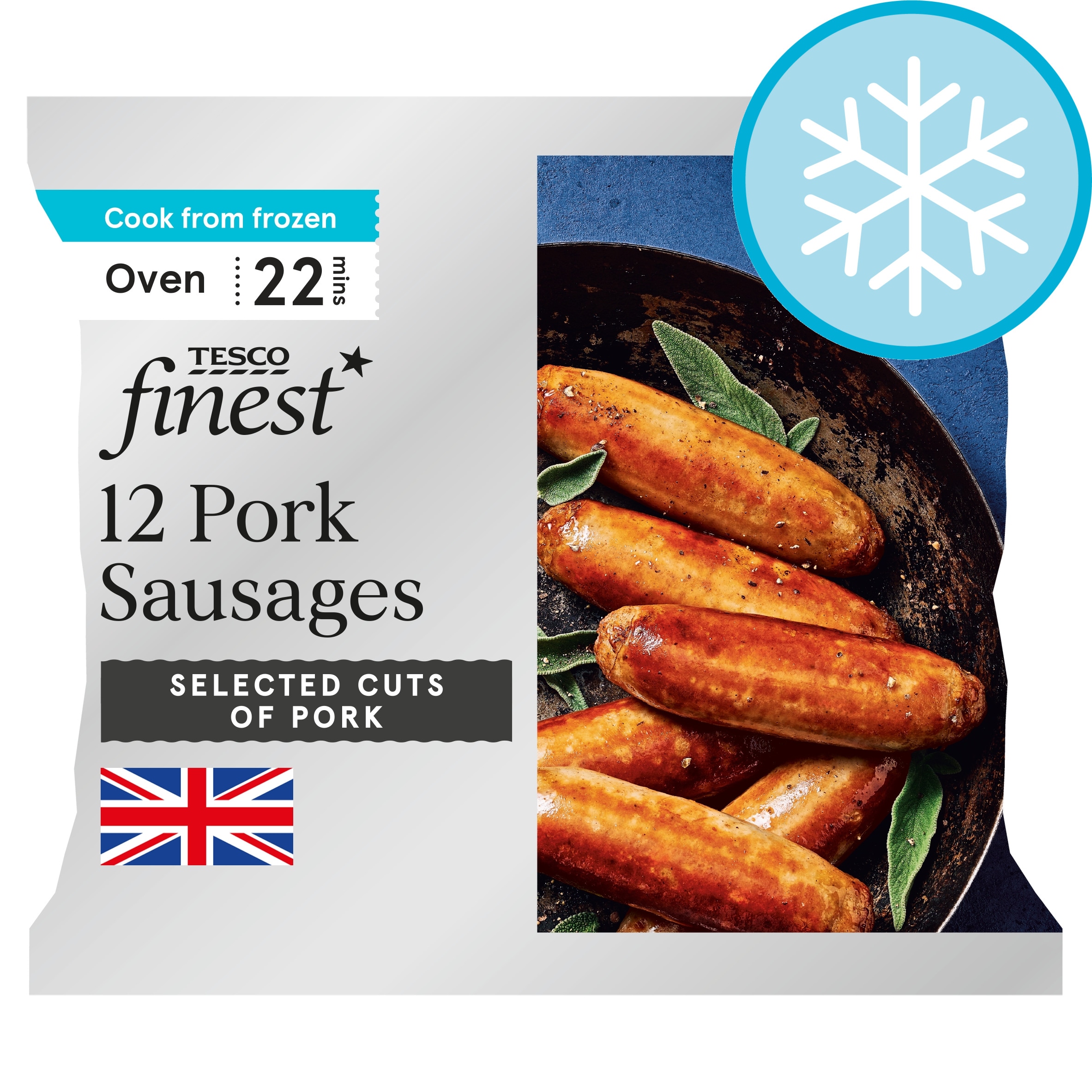 Tesco Finest 12 Pork Sausages 700g