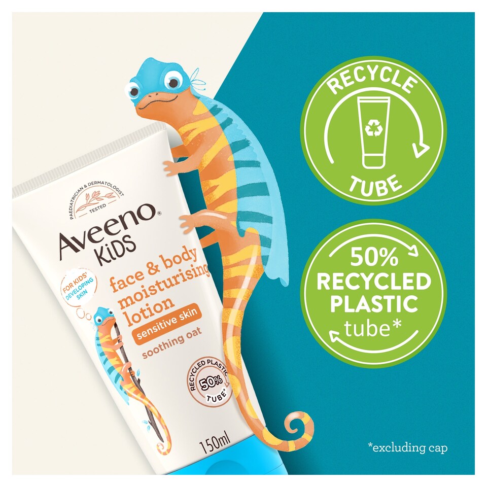 image 1 of Aveeno Kids Moisturising Face & Body Lotion Kids Moisturiser 150ml