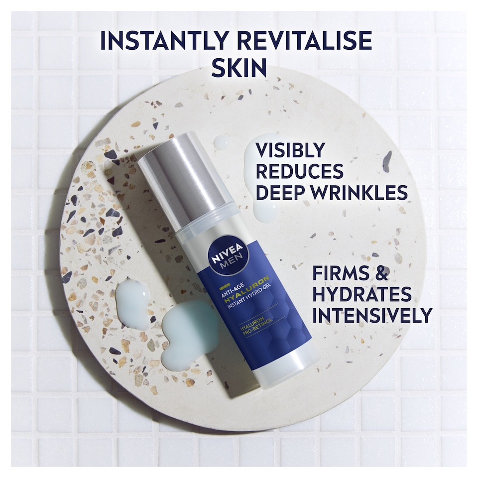 image 1 of Nivea Men Hyaluron Moisturising Face Gel 50Ml