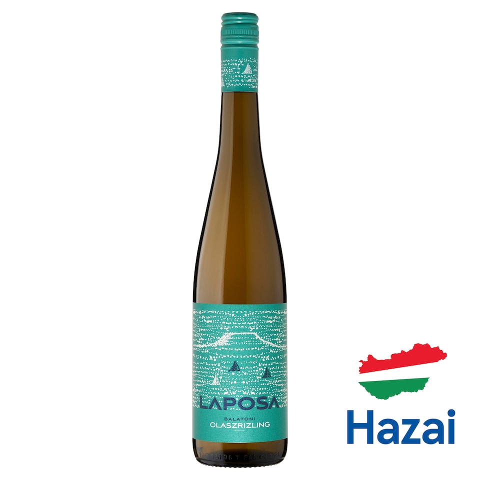 Laposa Balatoni Olaszrizling száraz fehérbor 13% 75 cl
