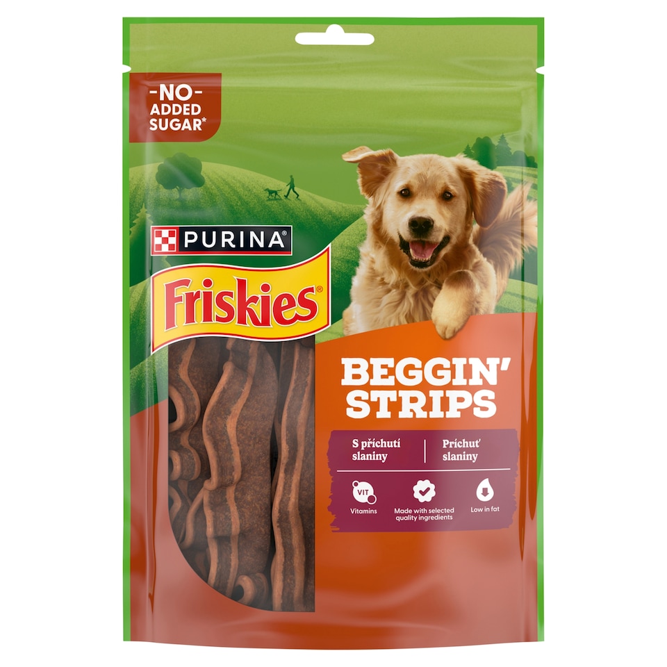 obrázok 1 z Friskies Beggin Strips maškrty pre psov slanina 120 g