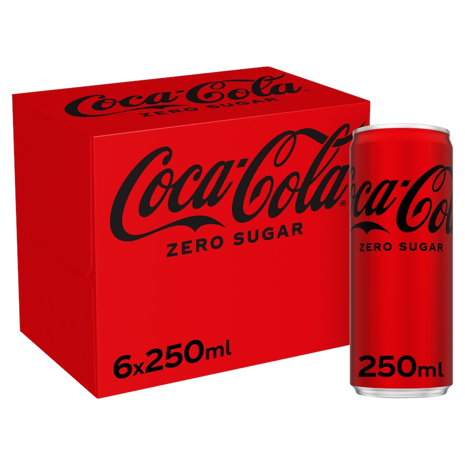 image 1 of Coca-Cola Zero Sugar 6x250ml