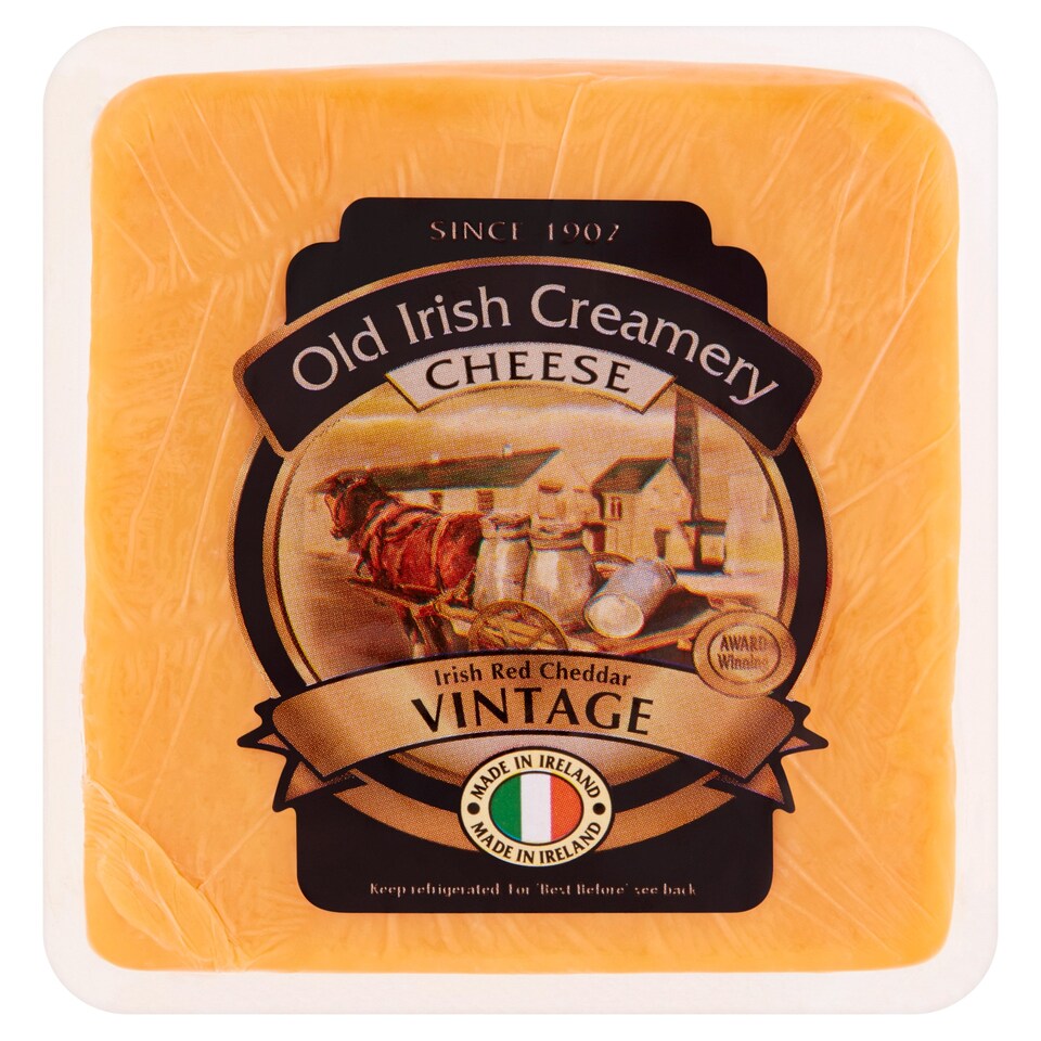 Old Irish Creamry Vintage Coloured Cheddar 250G