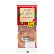 Tesco Mini Pork & Cranberry Pork Pies 2X50g