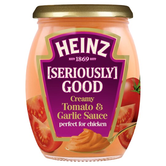 Heinz Seriously Good Tomato And Garlic Creamy Sauce 270G Tesco Groceries