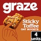 image 1 of Graze Sticky Toffee Oat Boosts Flapjack Snack 4x30G