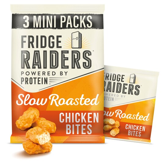 Fridge Raiders Slow Roasted Ckn Bites 3x25g Tesco Groceries