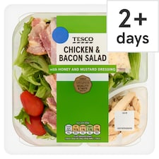 Tesco Chicken & Bacon Salad with Honey Mustard Dressing 200g