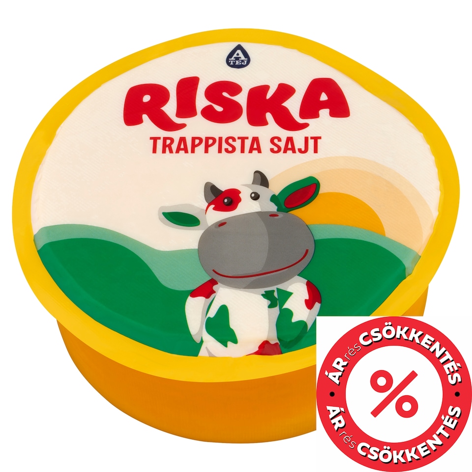 Riska félzsíros, félkemény sajt