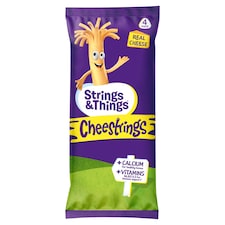 Cheestrings Original Cheese Snacks 4 Pack 80G