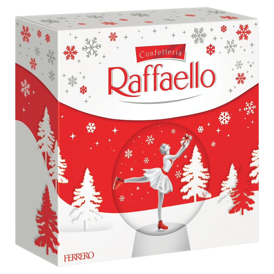 Raffaello kókuszreszelékkel borított ropogós ostyakülönlegesség kókuszos krémmel töltve 400 g