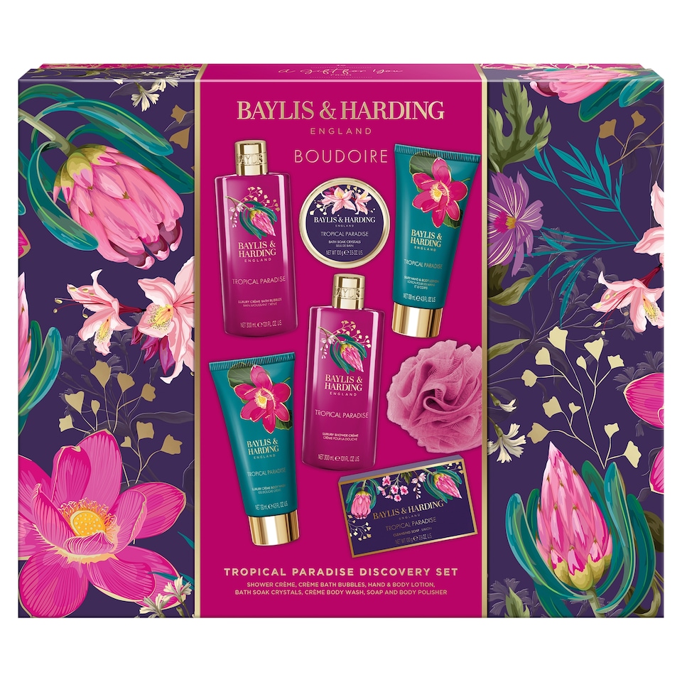 image 1 of  Baylis & Harding Boudoire Tropical Paradise Discovery Gift Set