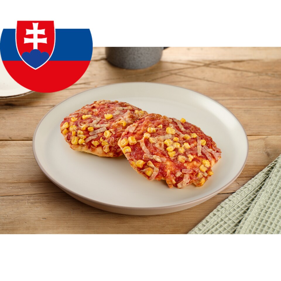 obrázok 1 z Mini pizza šunková s kukuricou 75 g