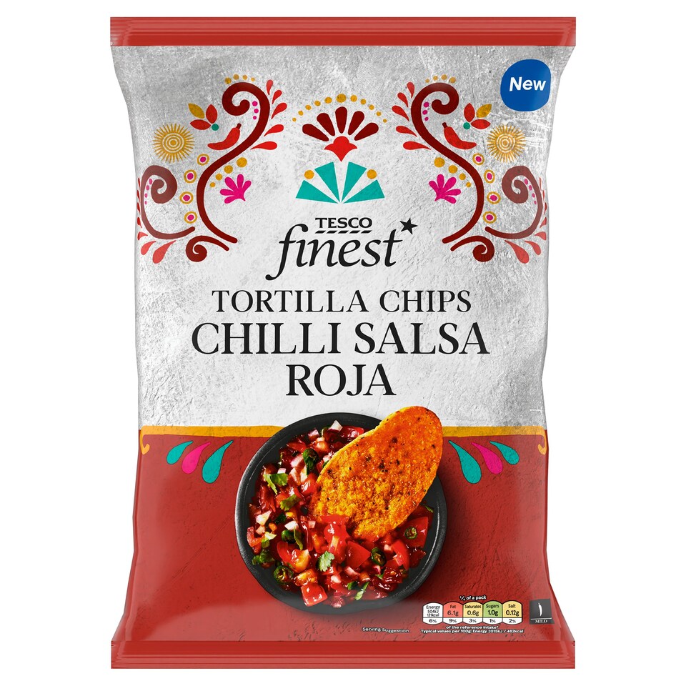 Tesco Finest Chilli Salsa Roja Tortilla Chips 150g Tesco Groceries