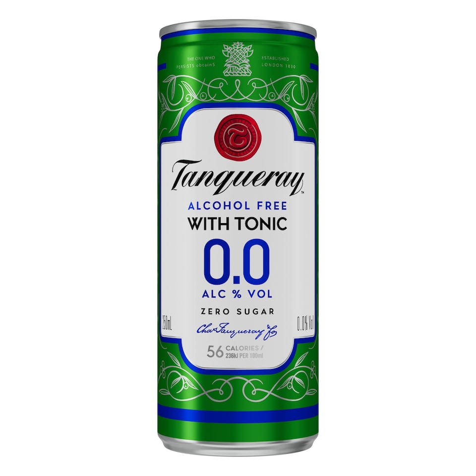 TANQUERAY ALCOHOL FREE with TONIC 250ML