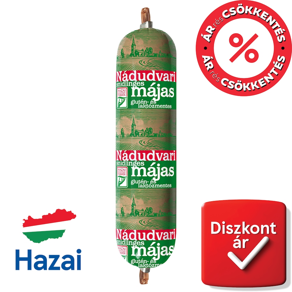 Nádudvari glutén- és laktózmentes snidlinges sertés májas 110 g