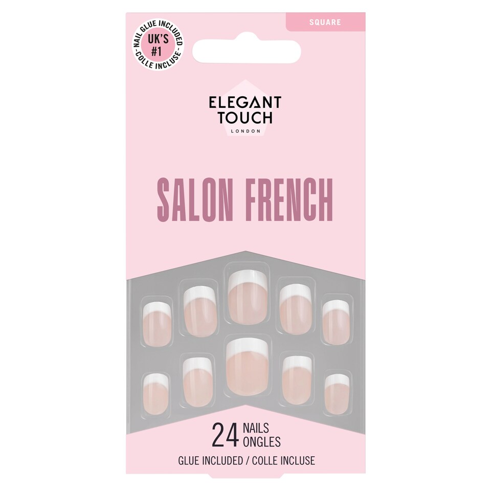 Elegant Touch French Pink Nails No 126