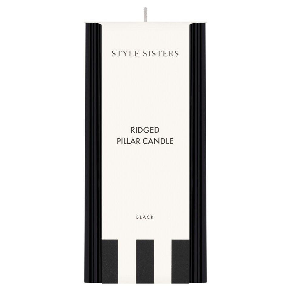 image 1 of Style Sisters Ridged Pillar Candle Large 750g Assorted