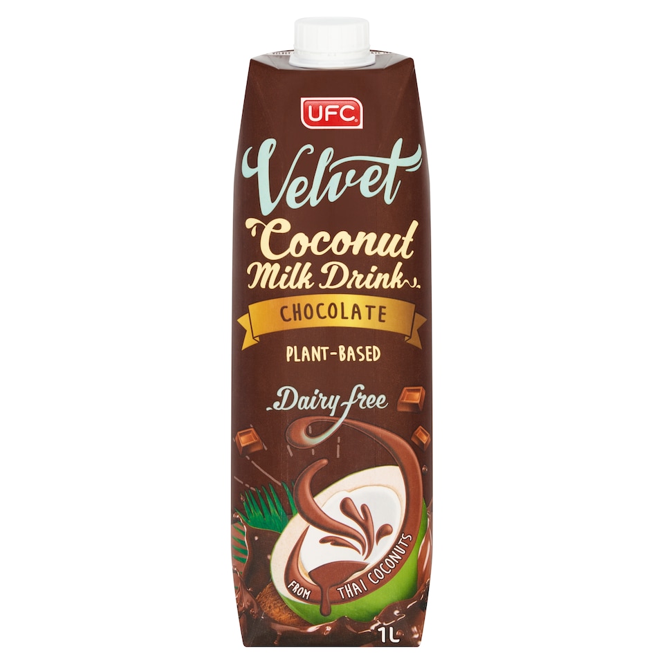 Ufc Velvet Dairy Free Coconut Milk Drink Chocolate 1L