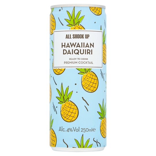 All Shook Up Hawaiian Daiquiri 250Ml Tesco Groceries