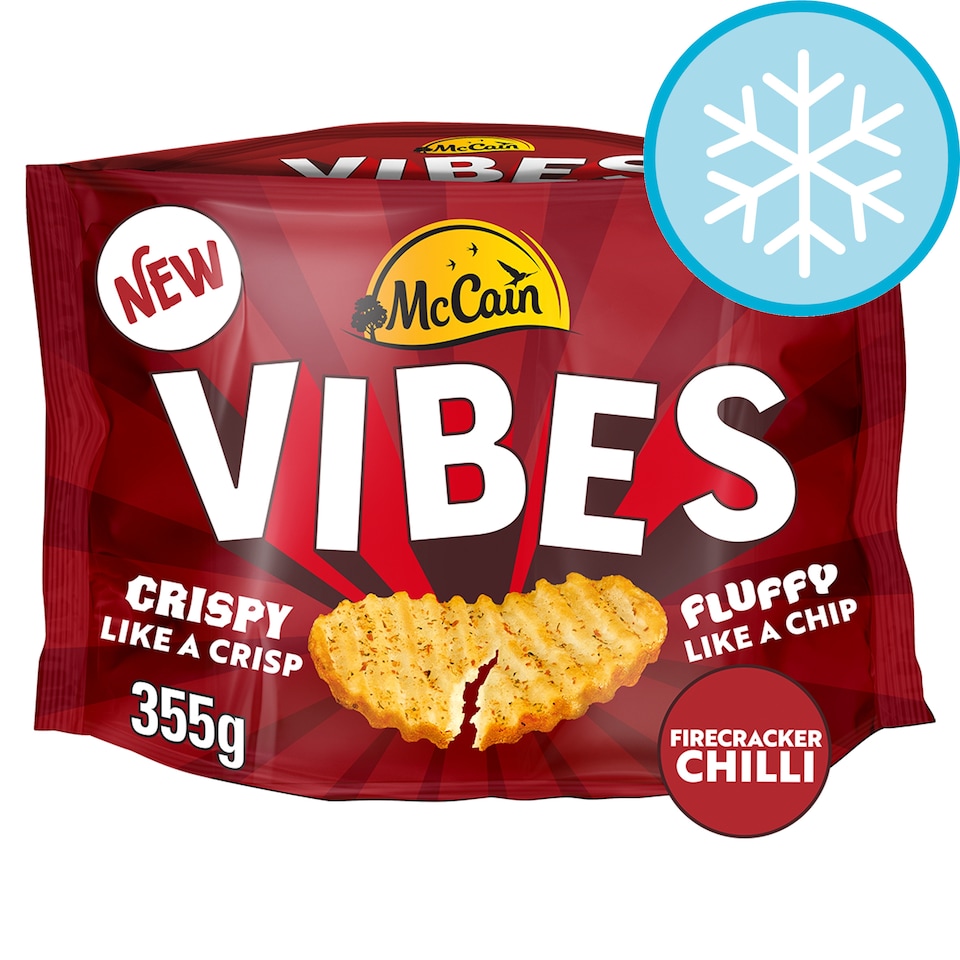 image 1 of McCain Vibes Firecracker Chilli Hot Potato Snack 355g