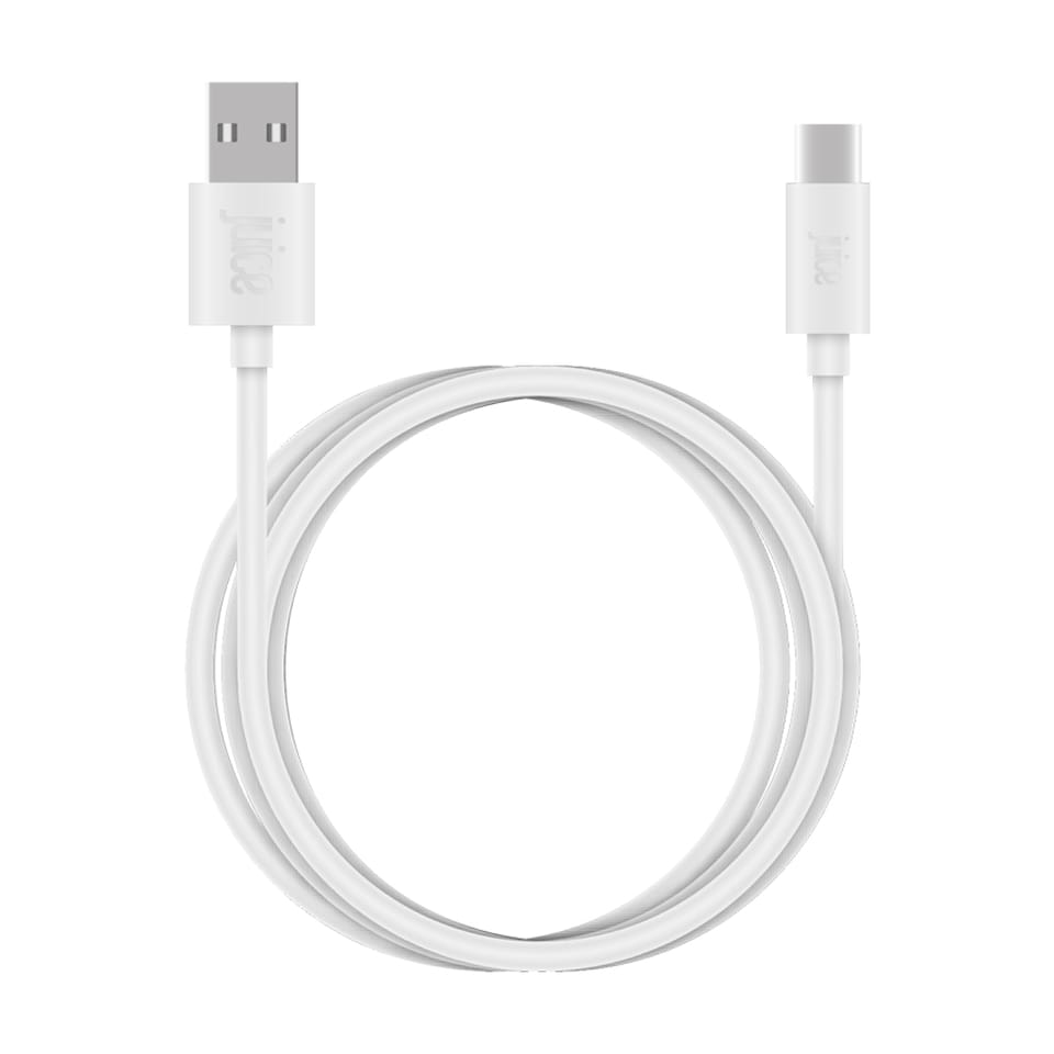 JUICE XXL USB C TO USB C WHITE Fast Charge 3M