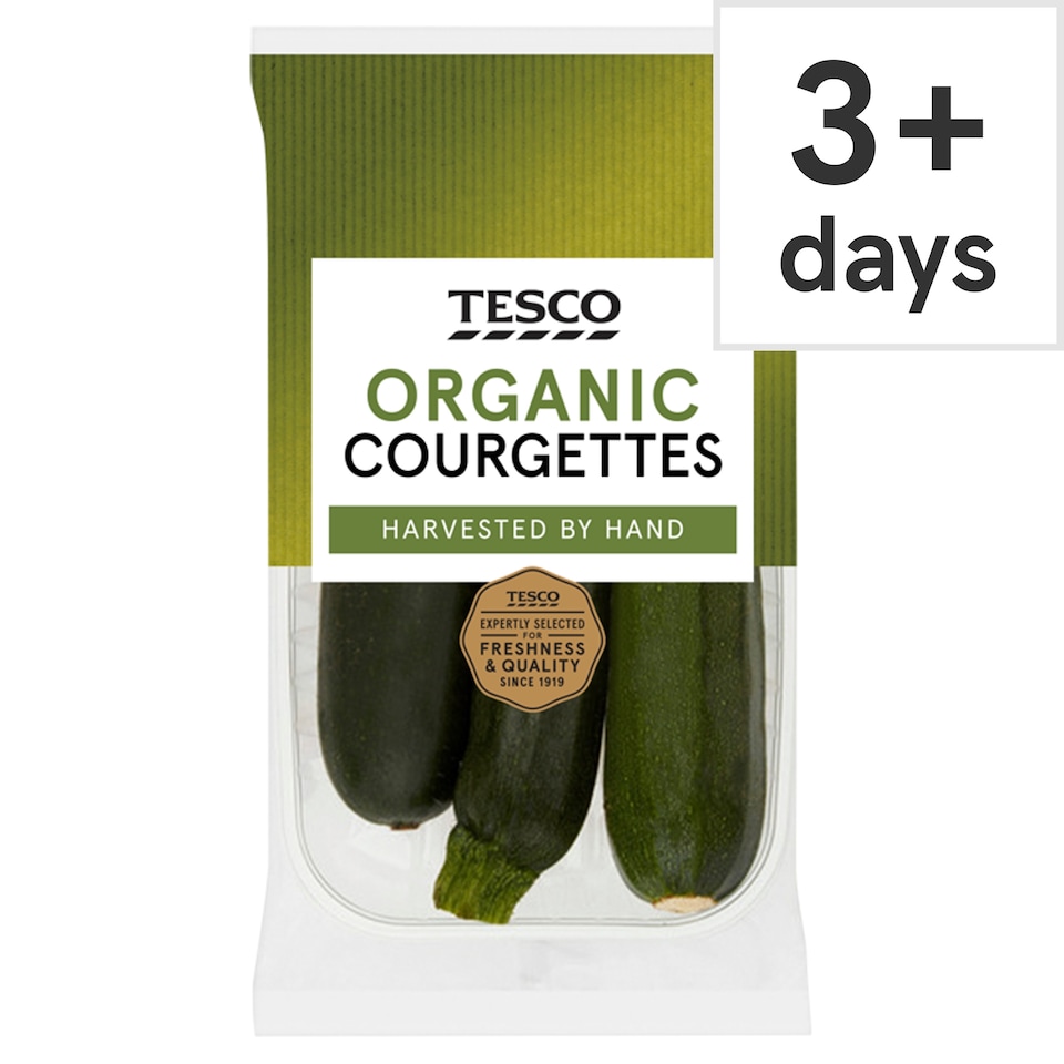 image 1 of Tesco Organic Courgettes 3 Pack