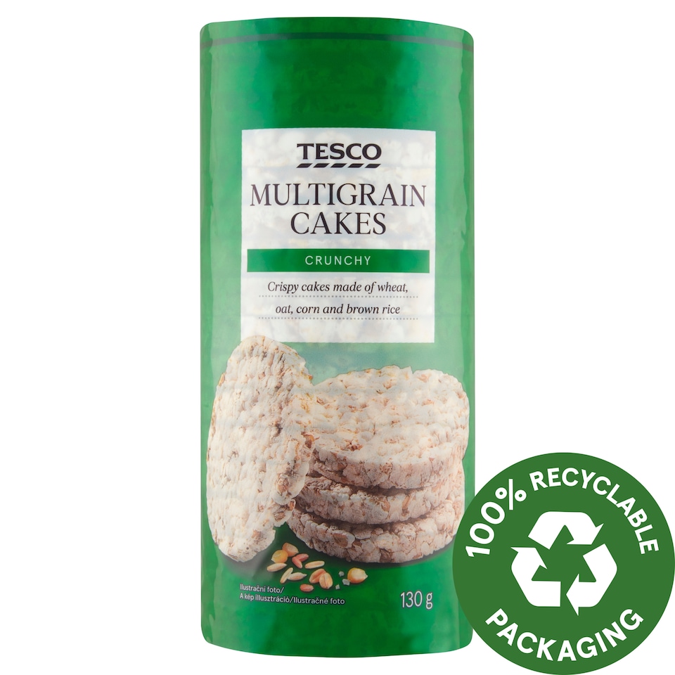 Tesco Multigrain Cakes 130 g