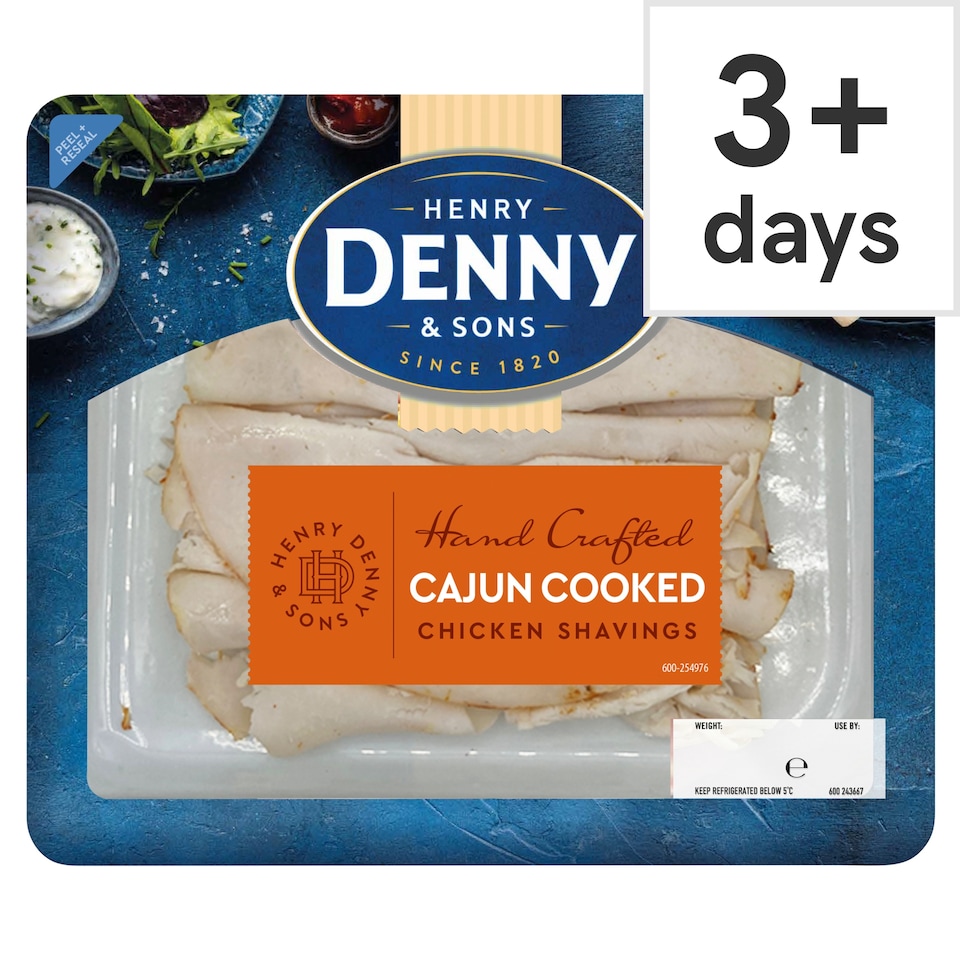Denny Hand Crafted Cajun Roast Chicken Shavings  90g