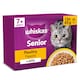 image 1 of Whiskas 7+ Senior Wet Cat Food Poultry Feasts in Jelly 12x85g
