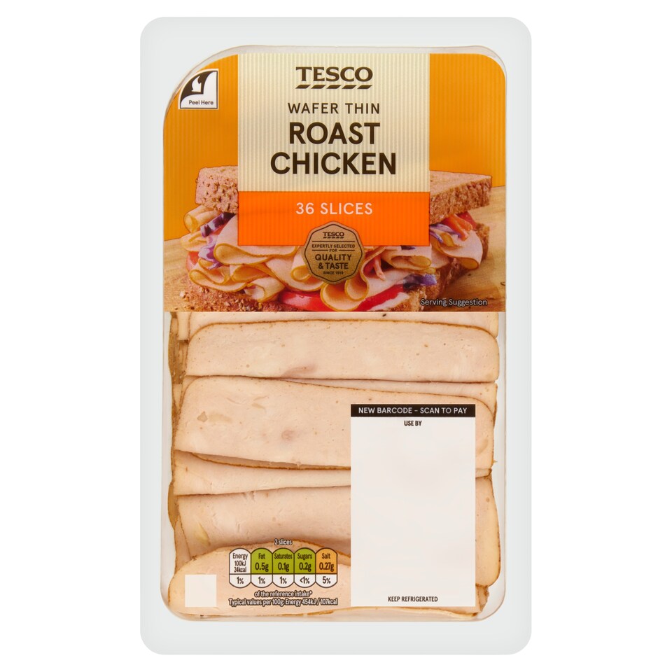 Tesco Wafer Thin Roast Chicken Slices 400g