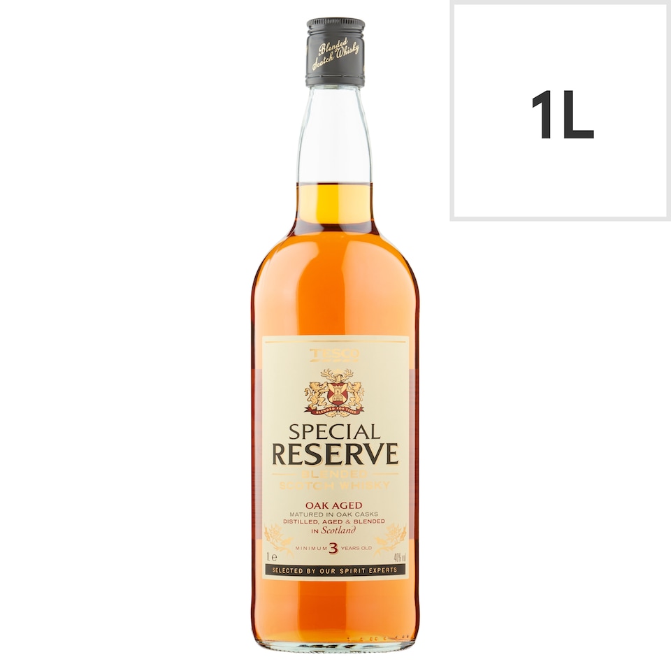 Tesco Special Reserve Scotch Whisky 1L