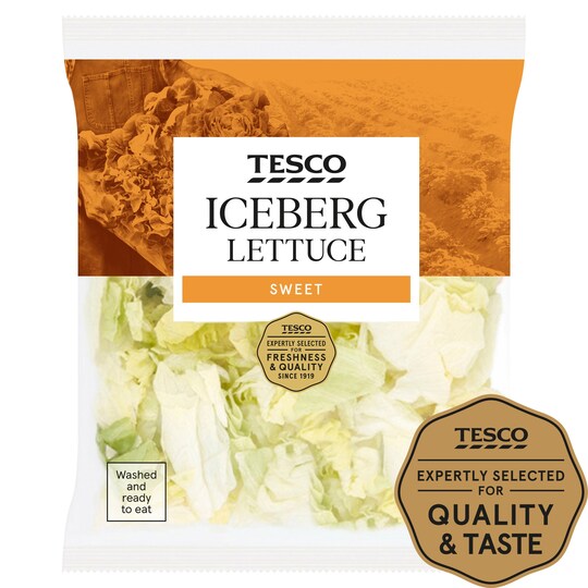 Tesco Iceberg Lettuce 220G Tesco Groceries