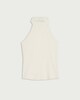image 4 of F&F Polyamide Halter Neck Vest in Cream