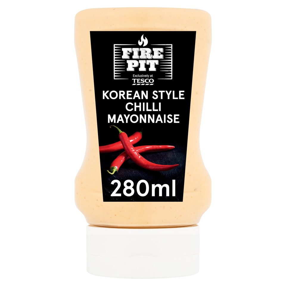 Tesco Fire Pit Korean Style Chilli Mayonnaise 280Ml