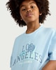 image 2 of F&F Boys Pure Cotton Oversized Fit T-Shirt in Blue